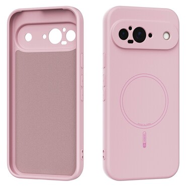 Silikonska maska  ABEEL Skin Touch s MagSafe za Google Pixel 9 Pro - pink