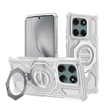 Hibridna maska "Carbon Shield Pro" za Motorola Edge 60 Pro - white transparent