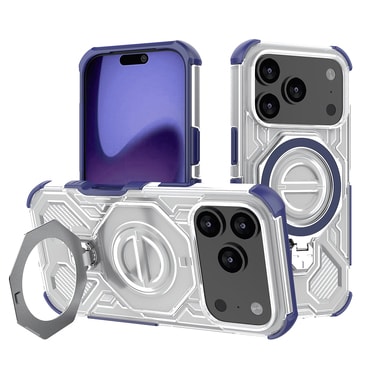 Hibridna maska "Carbon Shield Pro" za iPhone 17 Pro - blue transparent