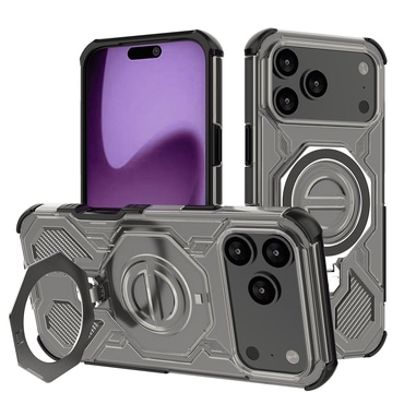 Hibridna maska "Carbon Shield Pro" za iPhone 17 Pro Max - smoke black