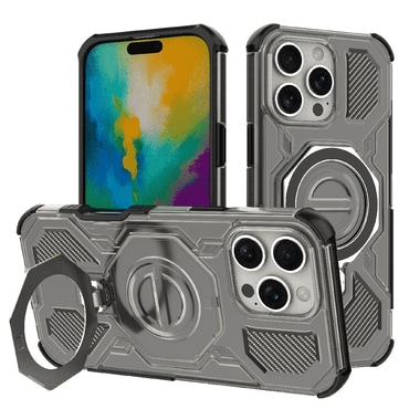 Hibridna maska "Carbon Shield Pro" za iPhone 16 Pro - smoke black