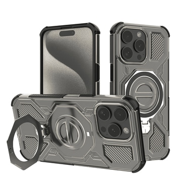 Hibridna maska "Carbon Shield Pro" za iPhone 15 Pro - smoke black
