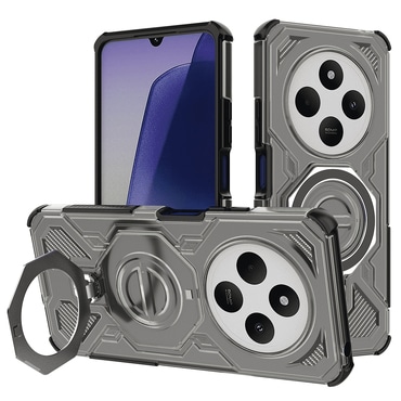 Hibridna maska "Carbon Shield Pro" za Xiaomi Redmi 14C / Poco C75 - smoke black