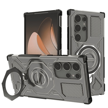 Hibridna maska "Carbon Shield Pro" za Samsung Galaxy S24 Ultra - smoke black