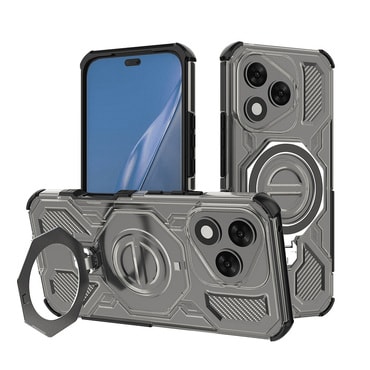 Hibridna maska "Carbon Shield Pro" za Honor 400 Lite - smoke black