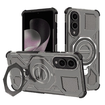 Hibridna maska "Carbon Shield Pro" za Samsung Galaxy S25 Edge - smoke black