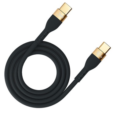 USB-A u USB-C kabel za punjenje i prijenos podataka 3mk "Hyper Silicone" -  100W - 2m - crni