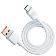 USB-A u USB-C kabel za punjenje i prijenos podataka 3mk "Hyper Silicone" - 60W - 1.2m - bijeli