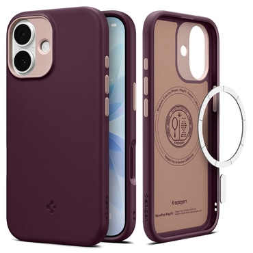 Maska Spigen "Nano Pop Mag za iPhone 17 - burgundy bean