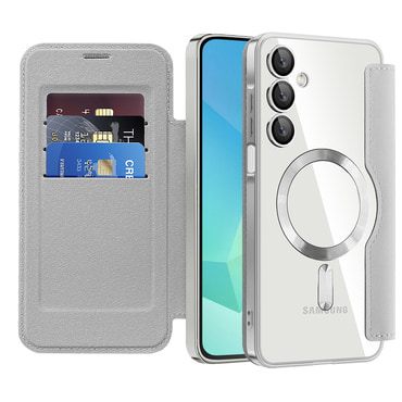 Torbica "SmartMag Book" s MagSafe tehnologijom i RFID novčanikom za Samsung Galaxy Galaxy A16 4G / A16 5G - gray