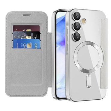 Torbica "SmartMag Book" s MagSafe tehnologijom i RFID novčanikom za Samsung Galaxy A55 - gray