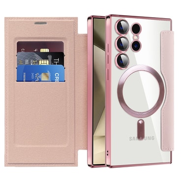 Torbica "SmartMag Book" s MagSafe tehnologijom i RFID novčanikom za Samsung Galaxy S24 Ultra - black