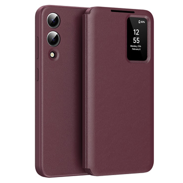 Etui Techsuit "SmartView" za Samsung Galaxy S25 Edge - red